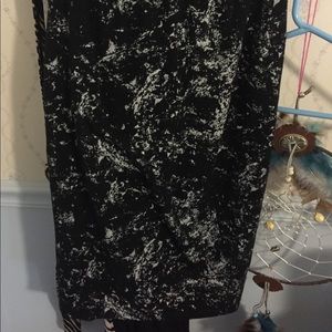 📝XXL Splatter print pencil skirt 💻🖊